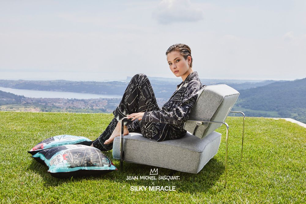 Homewear - BASQUIAT x SILKY MIRACLE Collection Unisex Home wear Set - SILKY MIRACLE LIMITED
