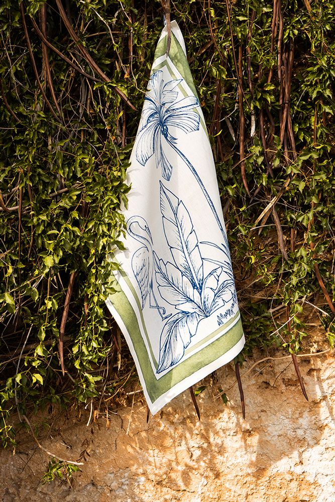 Kitchen linens - Oasis - Linen Tea Towel - NAPKING BY BELLAVIA