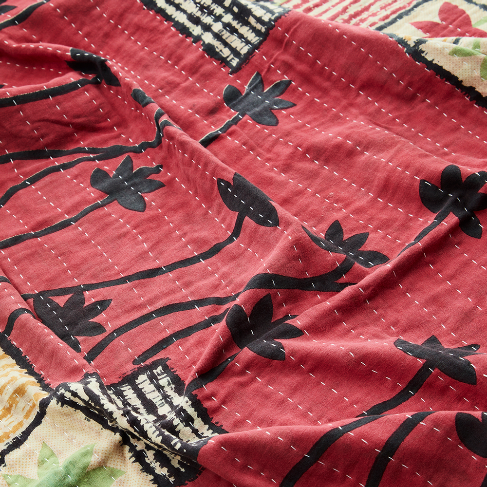 Plaids - Plaid Kantha recyclé - MADAM STOLTZ