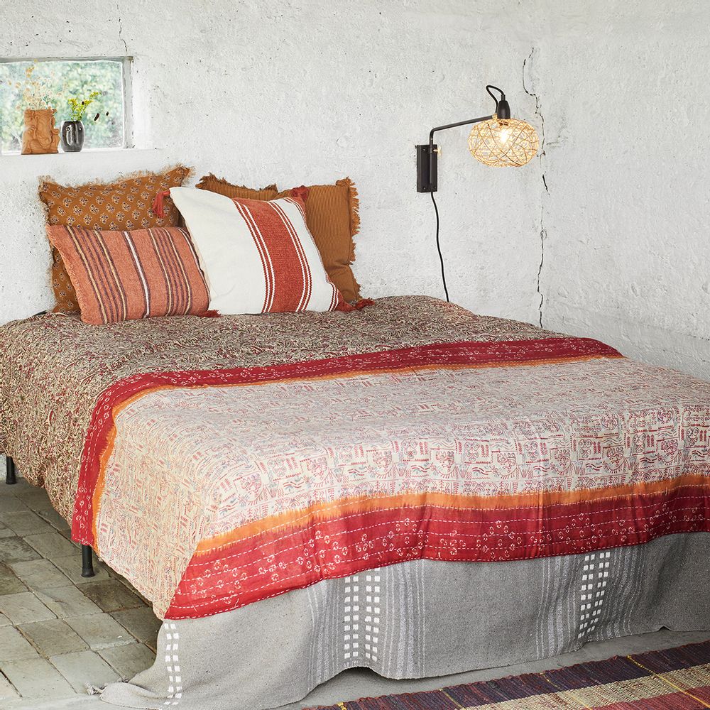 Plaids - Plaid Kantha recyclé - MADAM STOLTZ