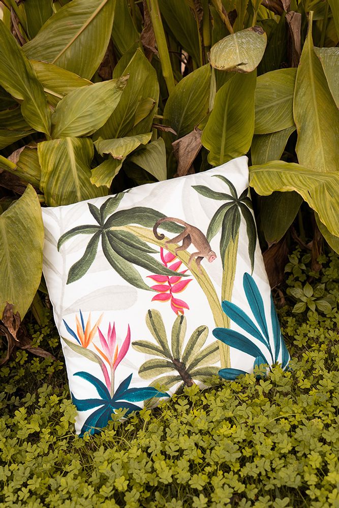 Coussins - "Amazzonia" Coussin en Satin de Coton - NAPKING  BY BELLAVIA