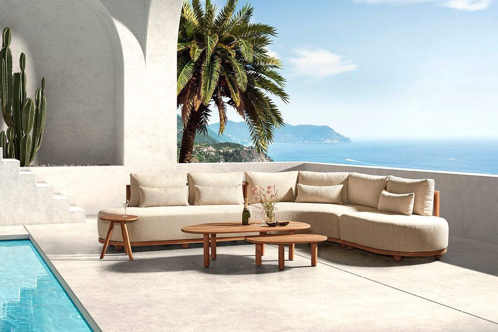 Lawn sofas   - Castle Line Outdoor Teak Collection - CASTLE LINE