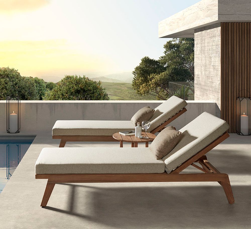 Lawn sofas   - Castle Line Outdoor Teak Collection - CASTLE LINE