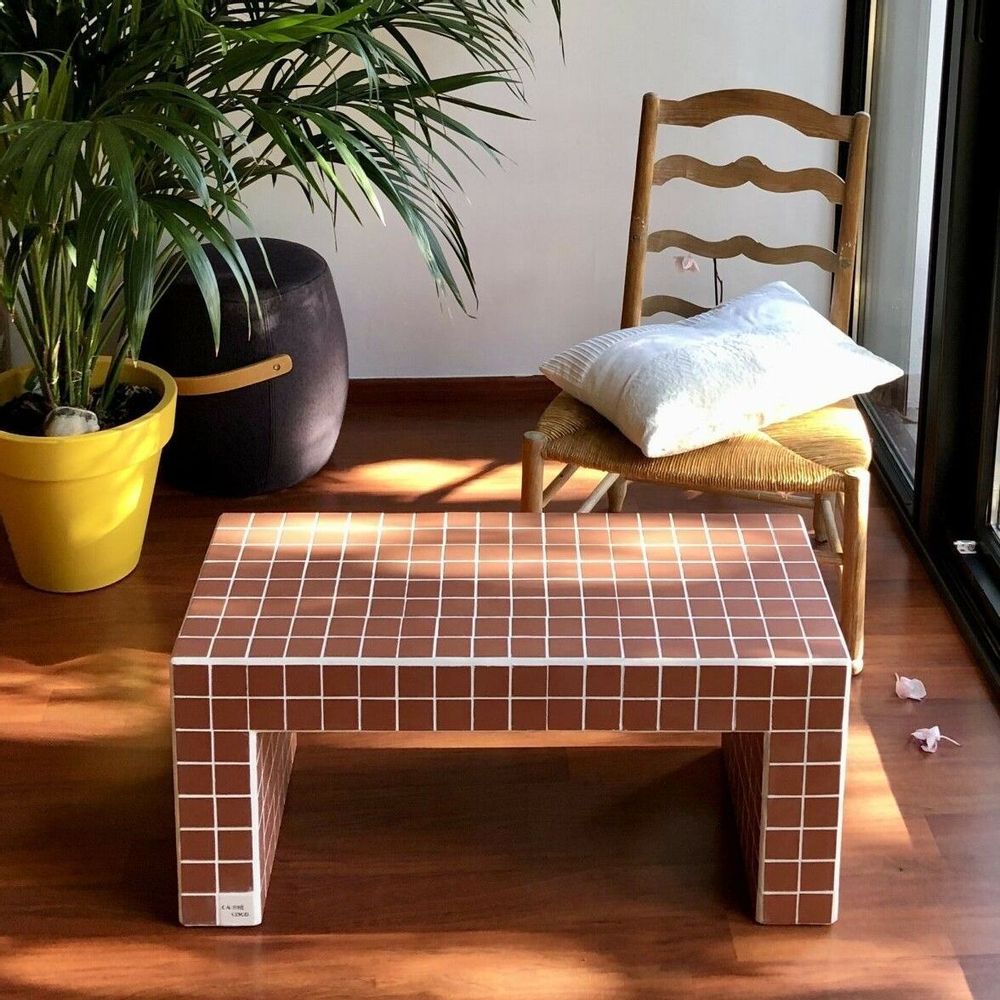 Coffee tables - Ceramic tile coffee table - L'ATELIER DES CREATEURS