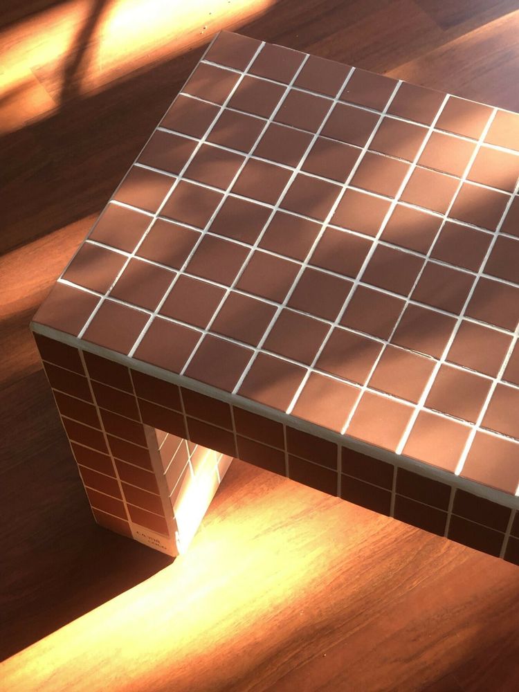 Coffee tables - Ceramic tile coffee table - L'ATELIER DES CREATEURS