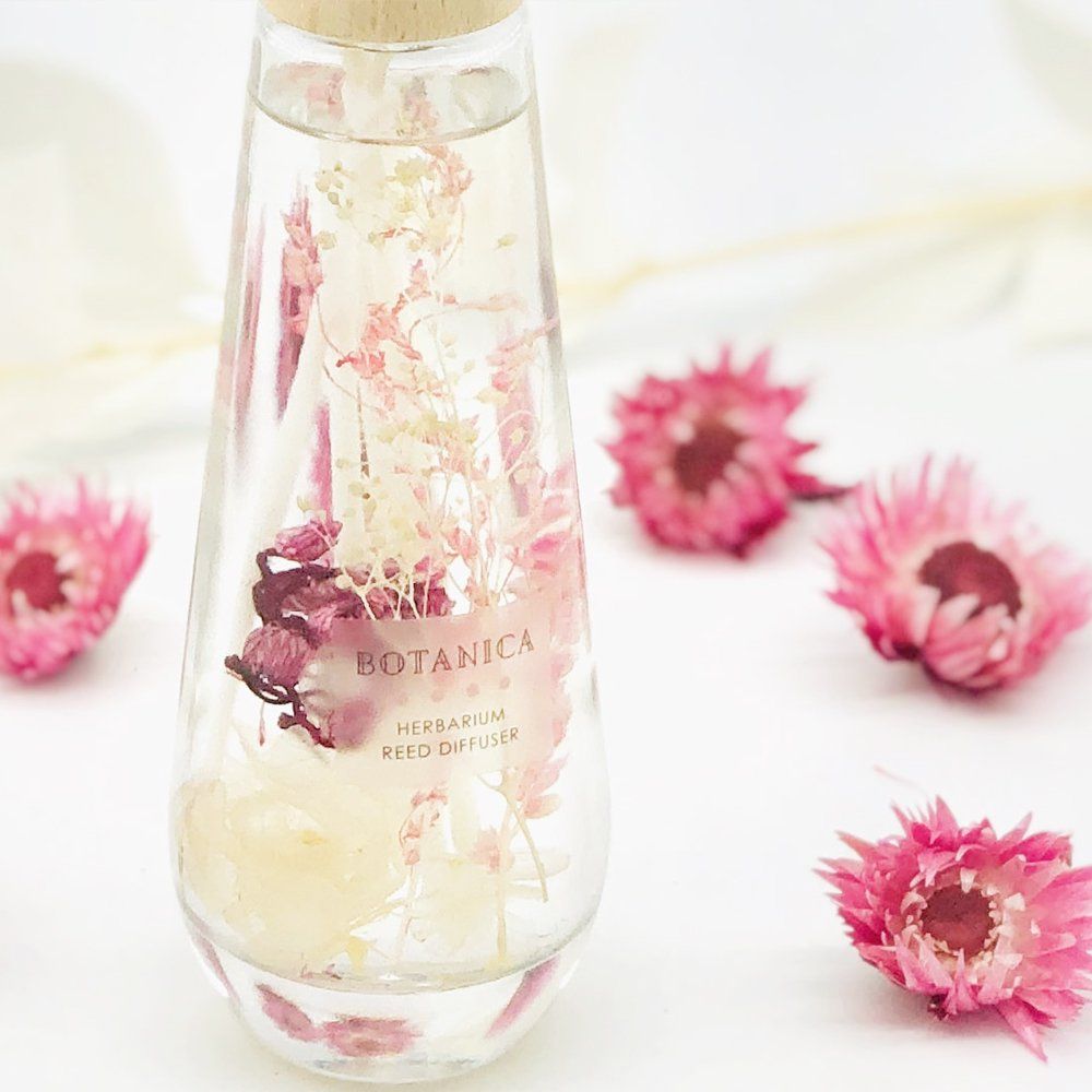 Floral decoration - 140 and 300 ml home fragrance diffuser - Herbarium/BOTANICA Fragrance Japan collection - ABINGPLUS
