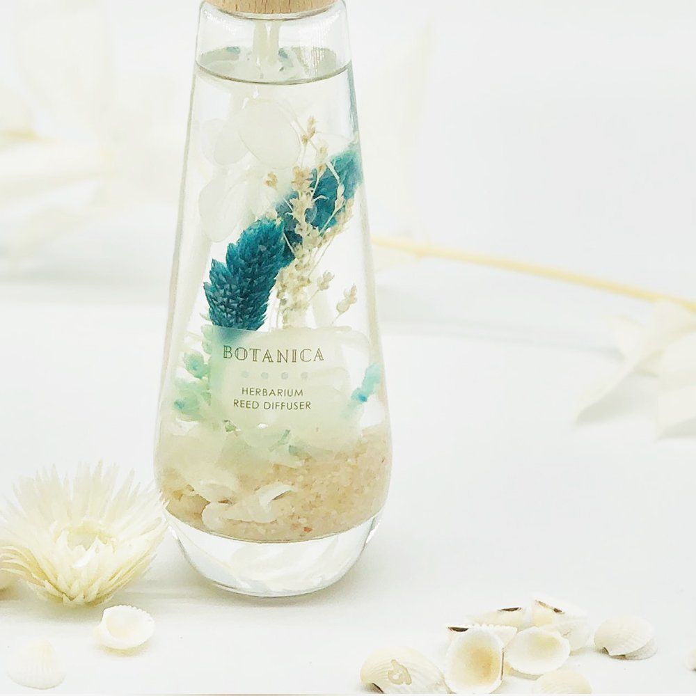 Floral decoration - 140 and 300 ml home fragrance diffuser - Herbarium/BOTANICA Fragrance Japan collection - ABINGPLUS