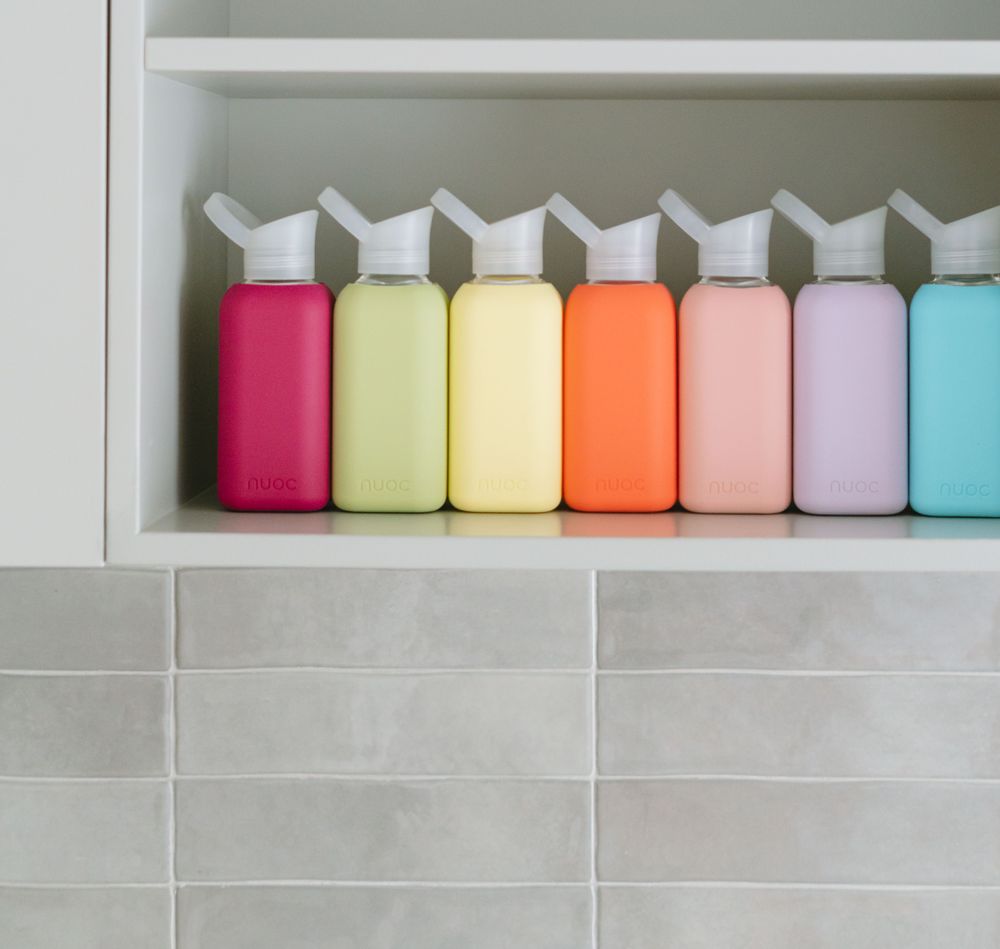 Apparel - NUOC the original square glass bottle - NUOC