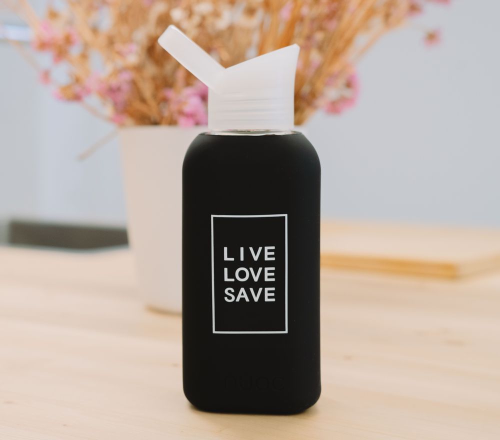 Apparel - NUOC the original square glass bottle - NUOC