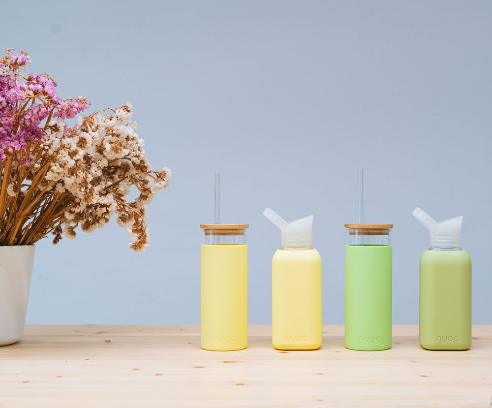 Apparel - NUOC the original square glass bottle - NUOC