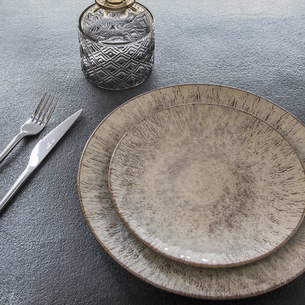 Everyday plates - ROUNDED LAMP 32 CM GREY VENUS - TABLE PASSION / BASTIDE 1880
