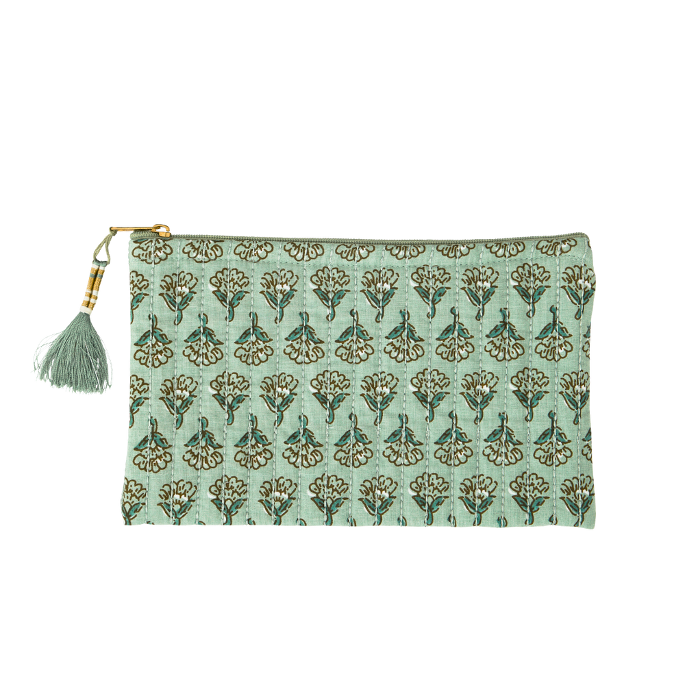 Autres linges de bain - Trousse de toilette imprimée avec pompon - MADAM STOLTZ