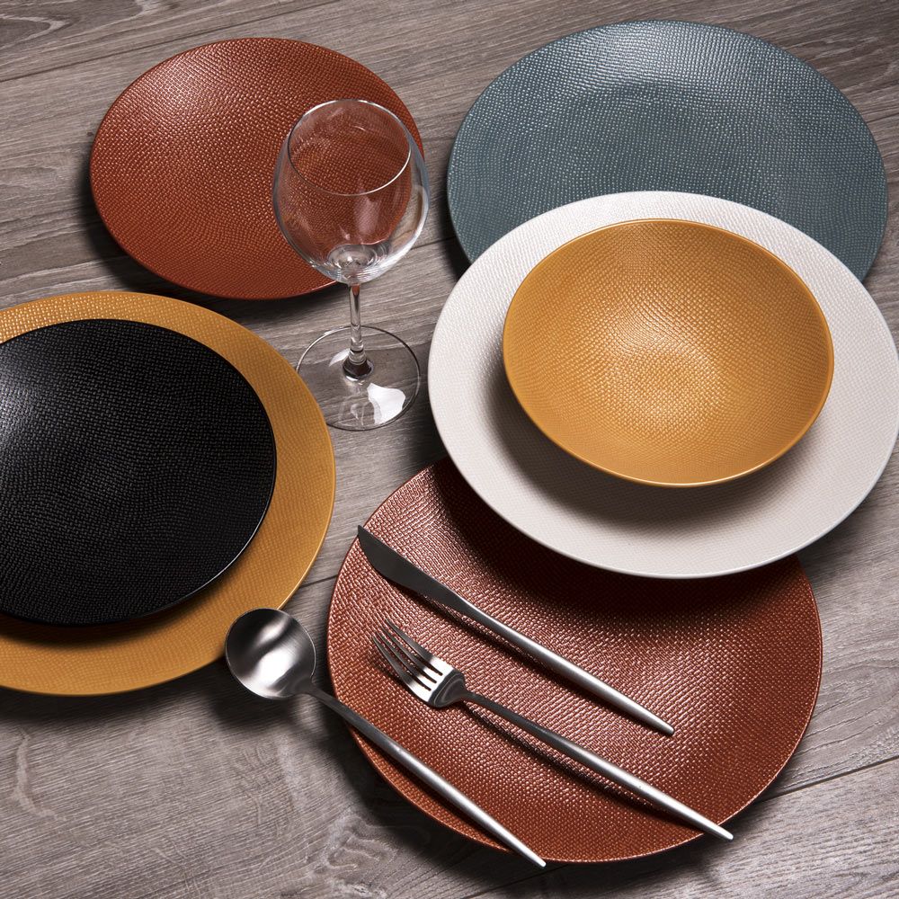 Everyday plates - ASSIETTE CALOTTE 19 CM VESUVIO BLANC - TABLE PASSION / BASTIDE 1880