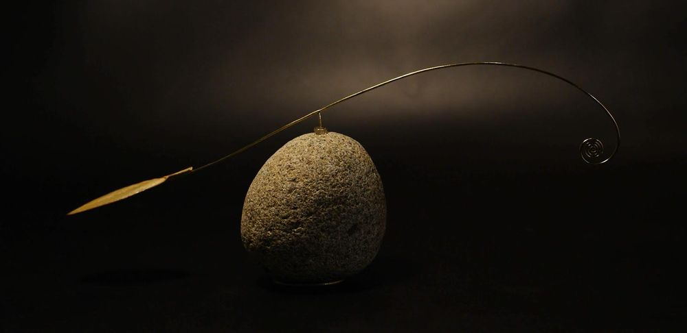 Sculptures, statuettes and miniatures - Stones, Leaves and Feathers - KEIICHI SAITO BY ARTY ARTY
