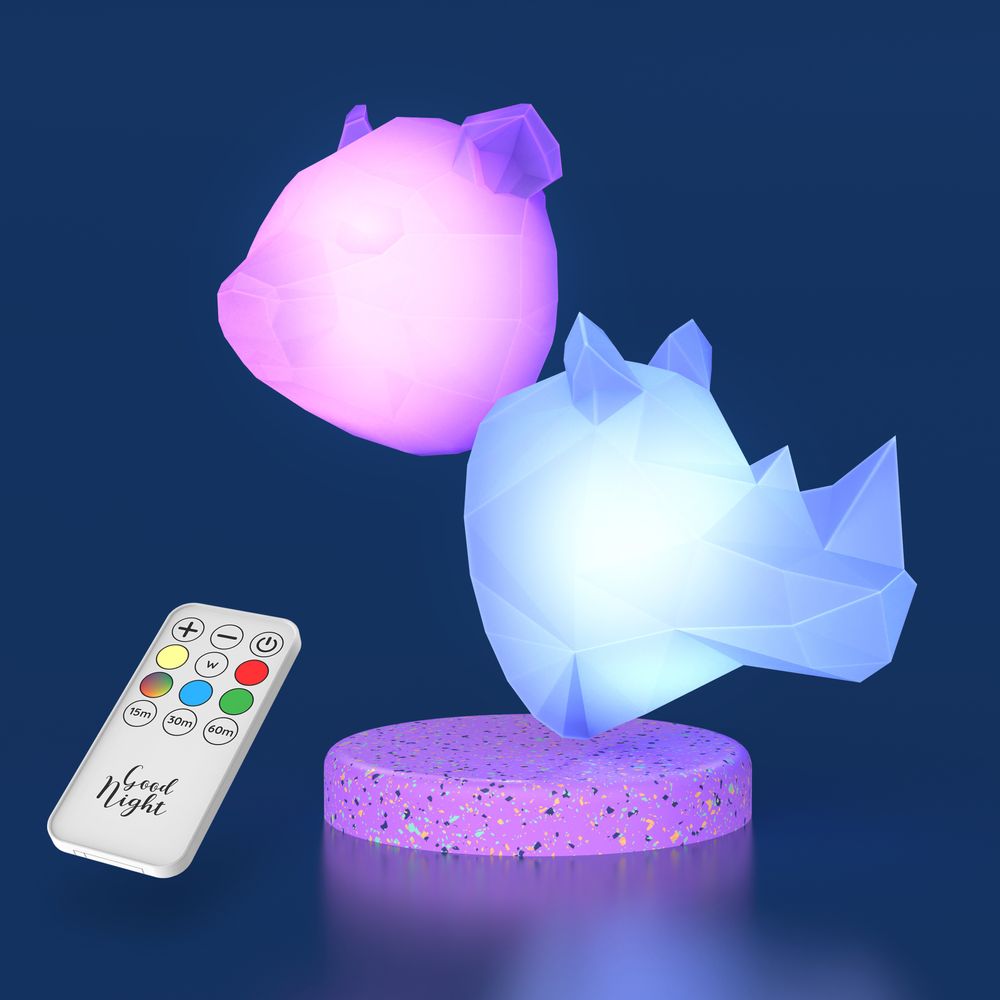 Luminaires pour enfant - VEILLEUSE WILD LIGHT RHINO - MOB