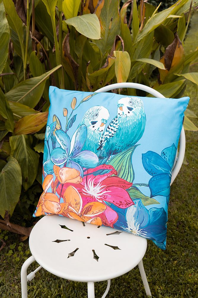 Cushions - "Cocorite" Cotton Satin Cushion - NAPKING BY BELLAVIA