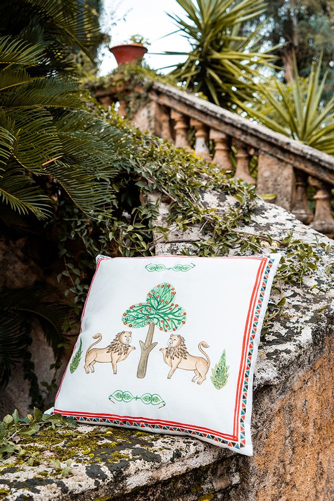 Couettes et oreillers  - I Normanni - Coussin en Lin - NAPKING  BY BELLAVIA