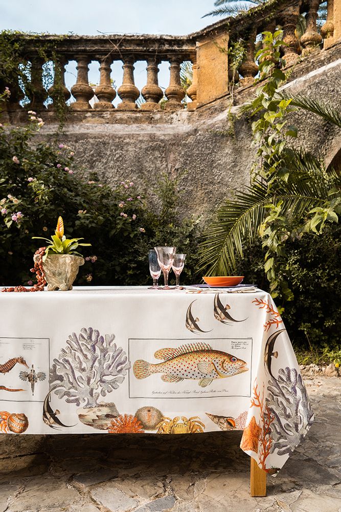 Linge d'office - "Coral Bay" en Lin - NAPKING  BY BELLAVIA