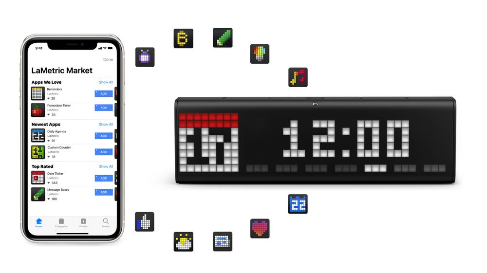 Autres objets connectés - LaMetric TIME - LAMETRIC