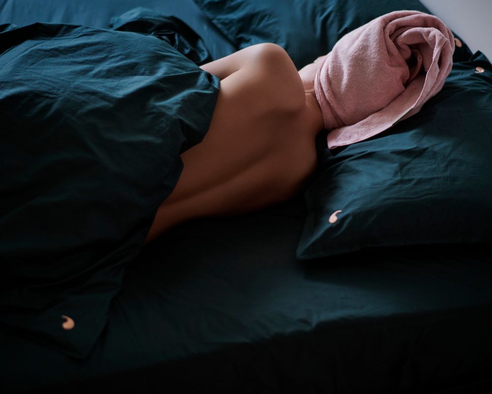 Linge de lit - Parure de lit en coton biologiques et lin. - FOUR LEAVES