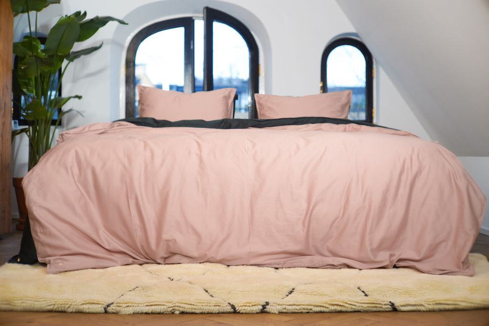 Linge de lit - Parure de lit en coton biologiques et lin. - FOUR LEAVES