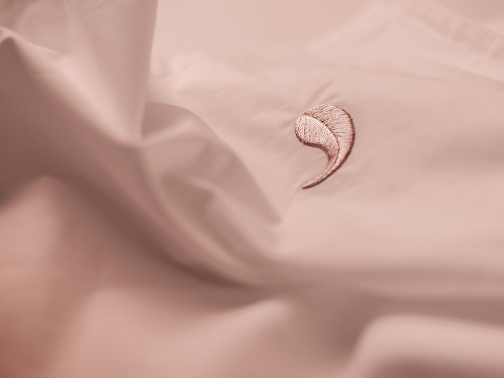 Linge de lit - Parure de lit en coton biologiques et lin. - FOUR LEAVES