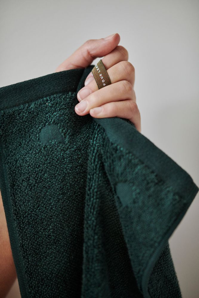 Serviettes de bain - Serviettes en coton biologique, certifiées GOTS - FOUR LEAVES