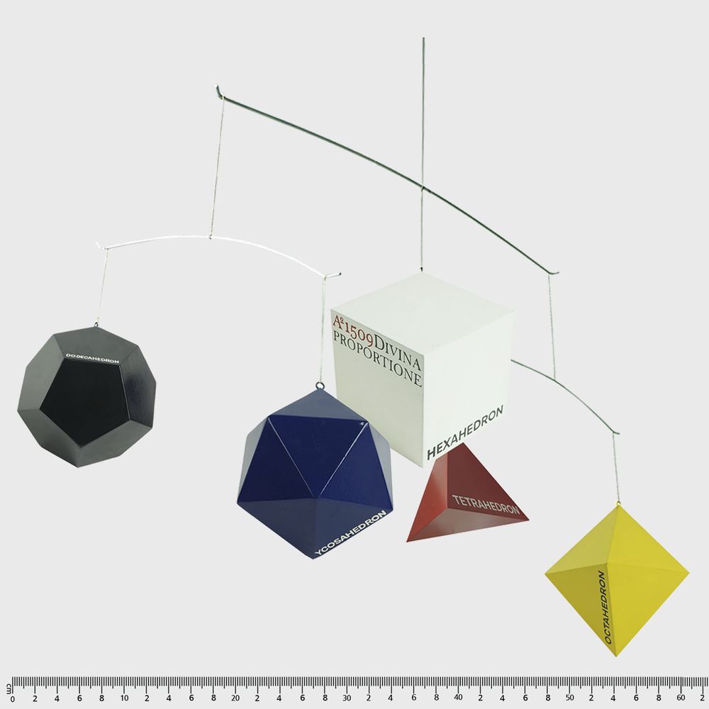 Sculptures, statuettes et miniatures - MOBILE DE PLATONIE GÉOMÉTRIQUE - TOURD'HORIZON