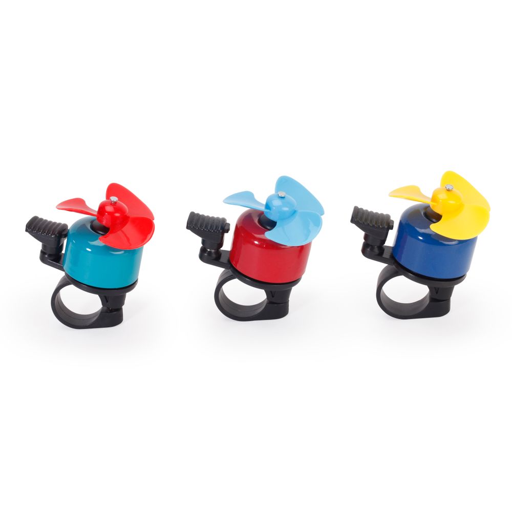 Outdoor decorative accessories - WINDMILL BIKE BELL ASSORTED - KIKKERLAND