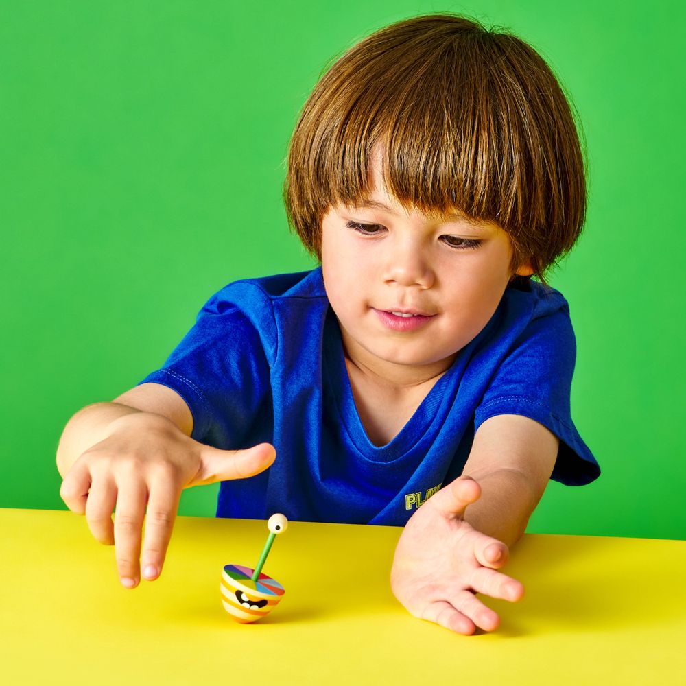Jouets enfants - TOUPIE ASSORTIE - KIKKERLAND