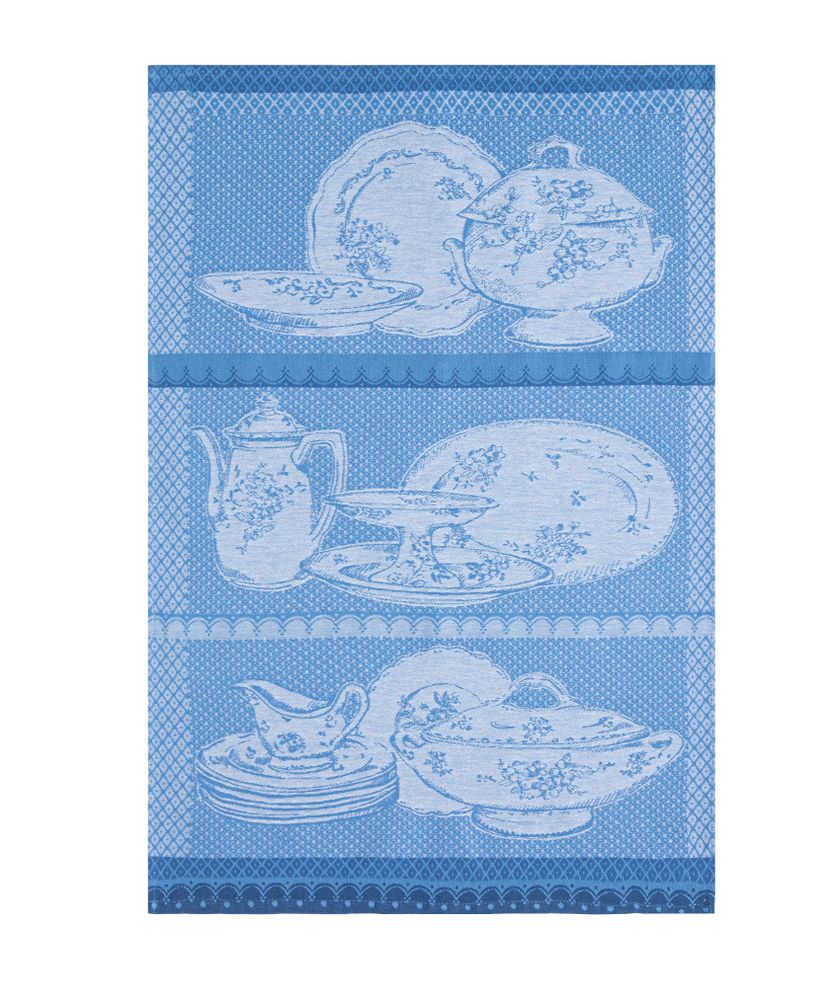Linge d'office - Vaisselles Anciennes / Torchon jacquard - COUCKE