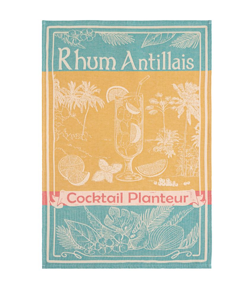 Torchons textile - Rhum Antillais / Torchon jacquard - COUCKE