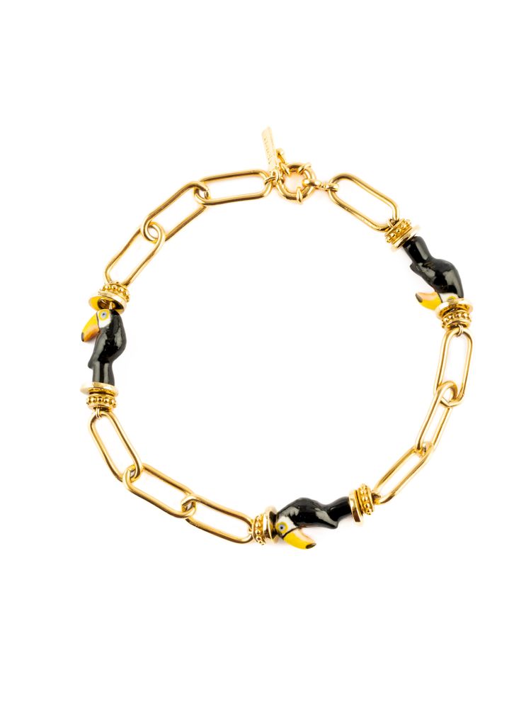 Bijoux - "Strength of Nature" Leo Fabric Bracelet - NACH