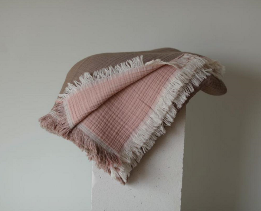 Throw blankets - CUSHION IKAT VELVET SILK - NADIA DAFRI PARIS