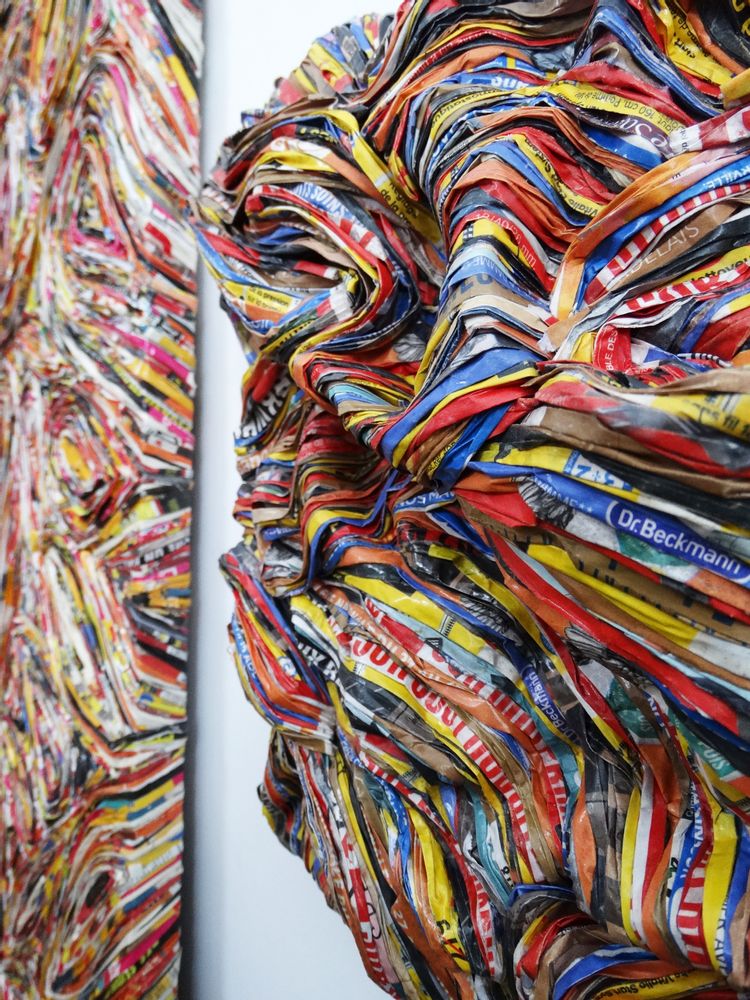 Unique pieces - Sculpture recycled paper INSTANT - HELENE SIELLEZ