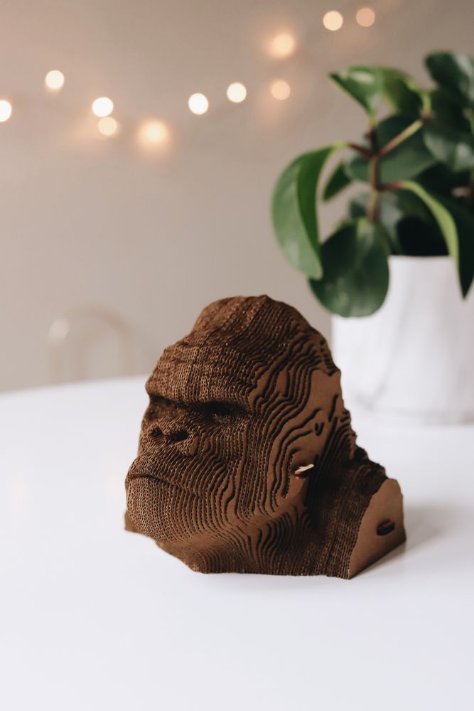 Cadeaux - Puzzle 3D en carton GORILLA - CARTONIC
