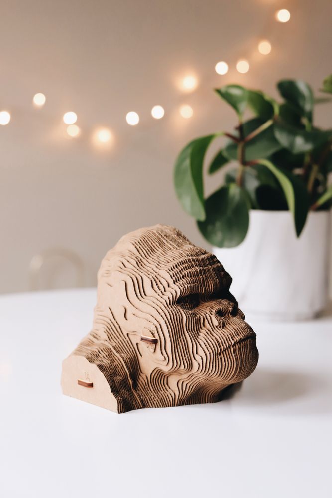 Cadeaux - Puzzle 3D en carton GORILLA - CARTONIC