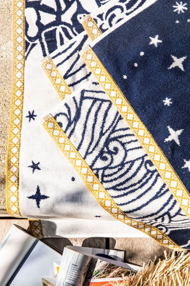 Other bath linens - La Grande Bleue - Beach towel - ALEXANDRE TURPAULT