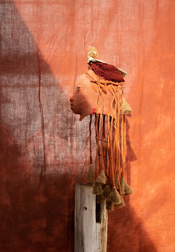 Sculptures, statuettes et miniatures - SCULPTURE de laine - CHRISTINE PIEL