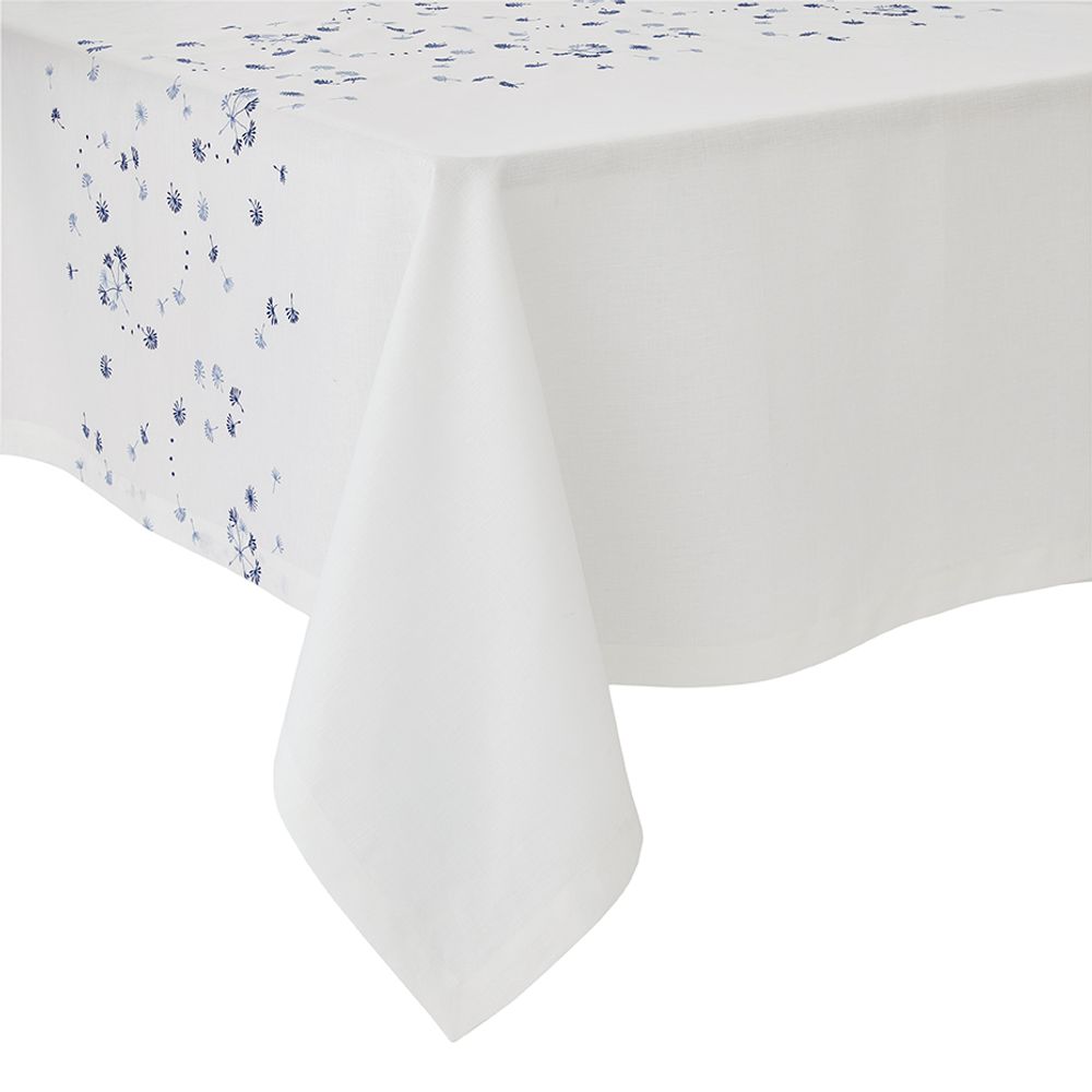 Table linen - Éole - Embroidered linen tablecloth - ALEXANDRE TURPAULT