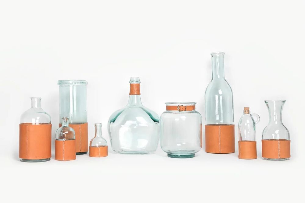 Carafes - Water with leather sash - SOL & LUNA