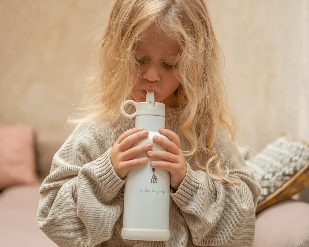 Repas pour enfant - Bouteille d'eau 500 ml - Sophie La Girafe - CITRON