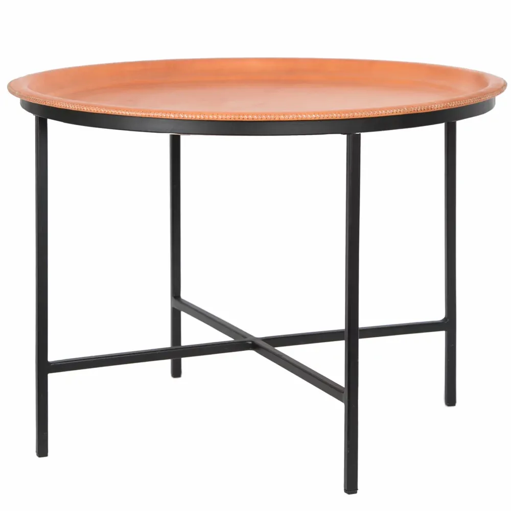 Aménagements pour bureau - Large Leather round Table - SOL & LUNA