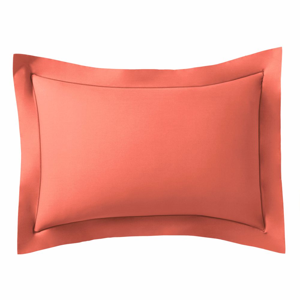 Linge de lit - Percale de coton Royal line Corail - Parure de lit - ESSIX