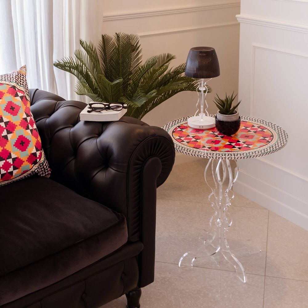 Tables basses - MUSH LAMPE, COFFEE TABLE ETHNIC, CADRE PHOTO EWTHNIC, COUSSINS ETHNIC - VESTA