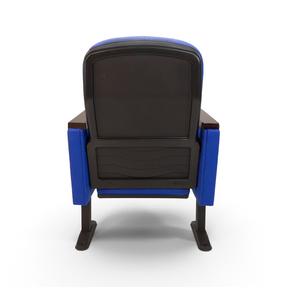 Chaises - Chaise Auditorium ( Conférence ) Cracovie Tissu Bleu avec Palmatoria - RIVA OFFICE