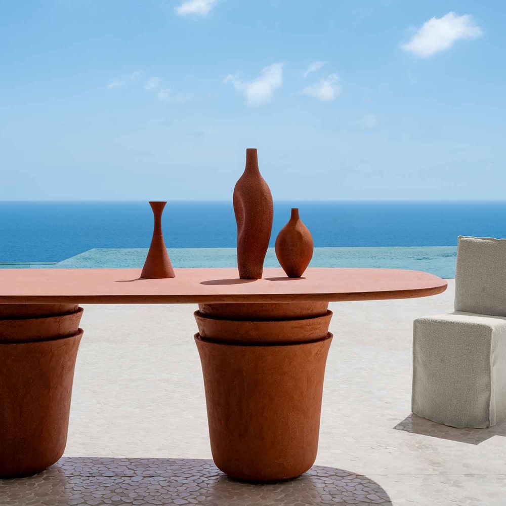 Tables de jardin - Kasane Table Ovale - GERVASONI