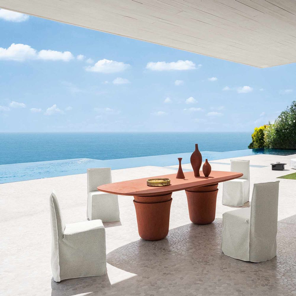 Tables de jardin - Kasane Table Ovale - GERVASONI