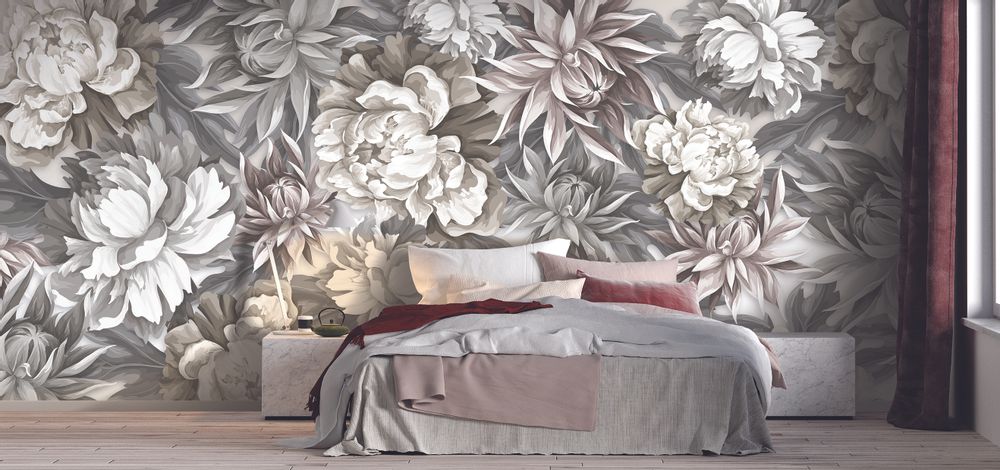 Objets de décoration - Papier peint PEONY - LGD01 DECOR MURAL SUR MESURE