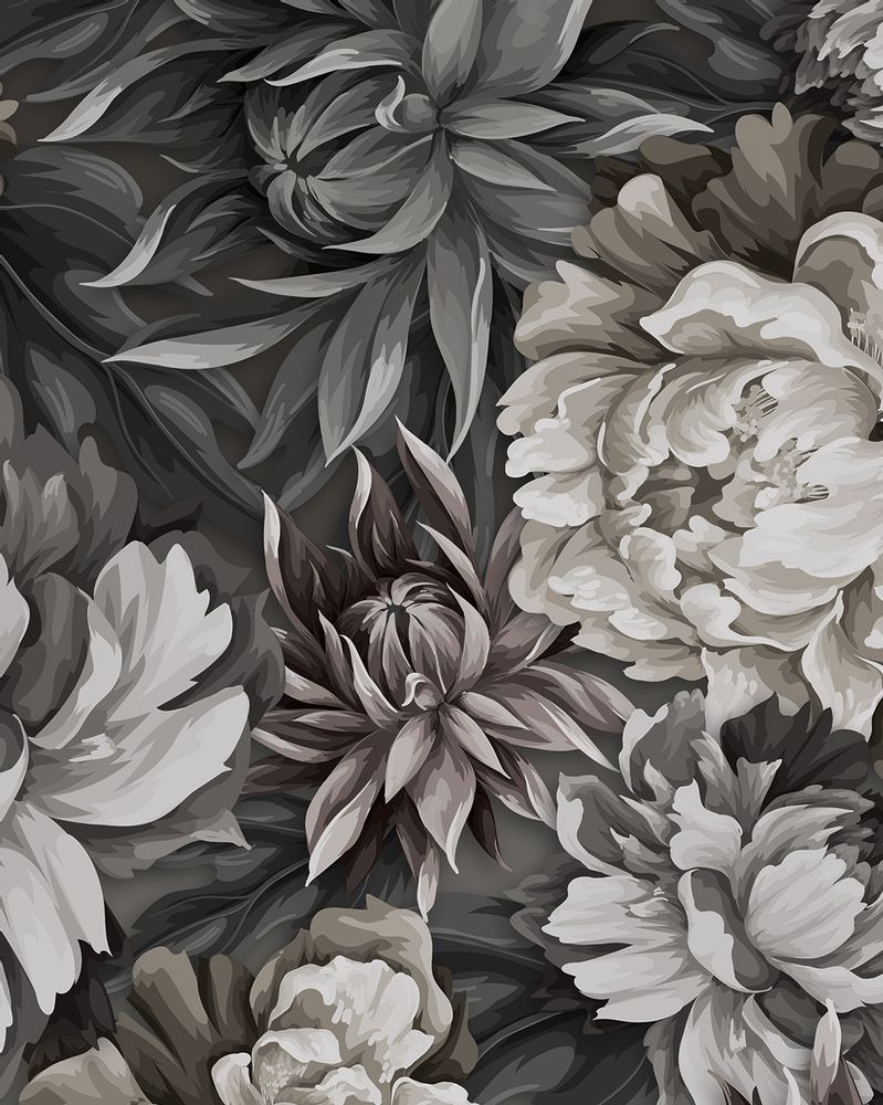 Objets de décoration - Papier peint PEONY - LGD01 DECOR MURAL SUR MESURE